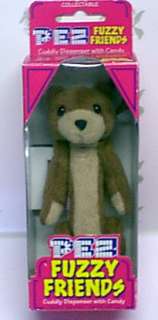 PEZ Fuzzy Friends   Buddy Bear   In Box  