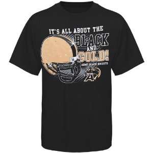 NCAA Army Black Knights Black All About Black & Gold T shirt:  