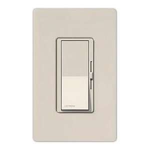  Lutron Diva SC 600W Single Pole Taupe Dimmer: Home 