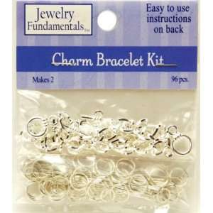  Jewelry Fundamentals Charm Braclet Kit   Silver Arts 