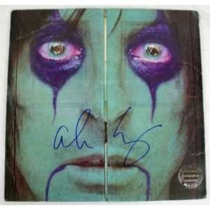  ALICE COOPER SIGNED FROM THE INSIDE ALBUM COVER JSA 