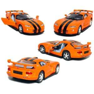  5 Die cast Metal, Dodge Viper GTR S with Pull Back n Go 