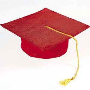   Red Mortarboard Hat   Hats & Graduation Hats