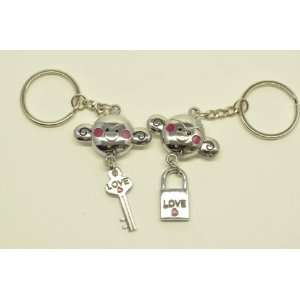  Key & Lock Lovers Couple Key Chain: Office Products