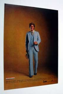 LEE powder blue leisure suit 1979 print Ad  