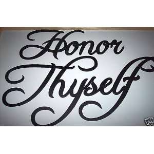  Decorative Metal Wall Art Honor Thyself Words: Home 