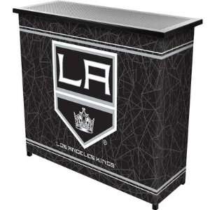  NHL Los Angeles Kings 2 Shelf Portable Bar w/ Case