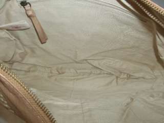 Lucky Brand Moroccan Large Leather Hobo Satchel Handbag Camel Brown $ 
