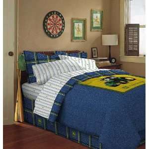  John Deere Blue Denim Comforter: Home & Kitchen