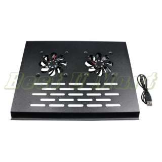 New USB 2 Fan Cooler Cooling Pad for Laptop Notebook  