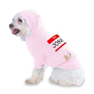 HELLO my name is JOSUE Hooded (Hoody) T Shirt with pocket for your Dog 