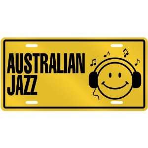   LISTEN AUSTRALIAN JAZZ  LICENSE PLATE SIGN MUSIC: Home & Kitchen