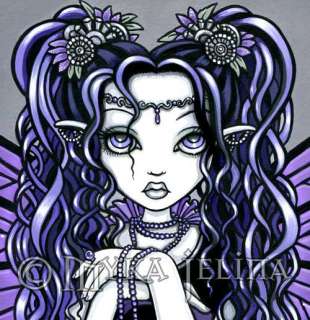 Gothic Butterfly Fairy Art Princess Signed PRINT Kiara  