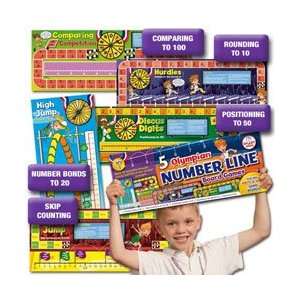  Number Line Board Games: Toys & Games