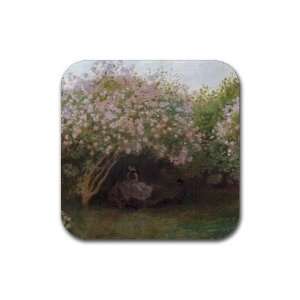  Repos Sous Les Lilas 1872 By Claude Monet Coasters   Set 