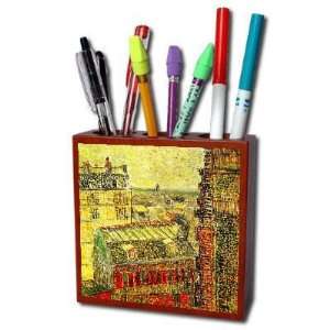   in the Rue Lepic By Vincent Van Gogh Pencil Holder