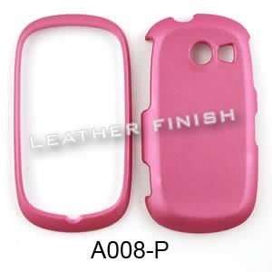   Honey Pink, Leather Finish Hard Case,Cover,Faceplate,SnapOn,Protector