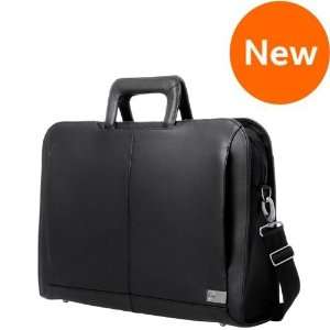   14 Leather Attaché Laptop Carrying Case