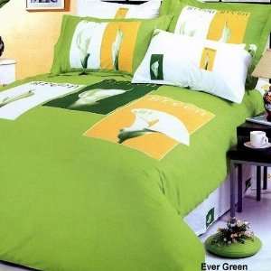  Le Vele Evergreen 6 Piece Full / Queen Duvet Cover Bedding 