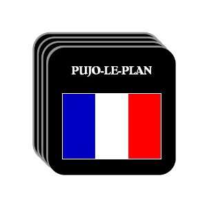  France   PUJO LE PLAN Set of 4 Mini Mousepad Coasters 
