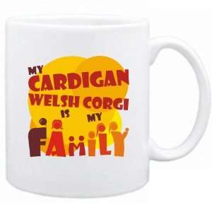 New  My Cardigan Welsh Corgi Is My Family  Mug Dog:  Home 