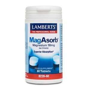 Lamberts MagAsorb (as citrate) 60 tablets  Grocery 