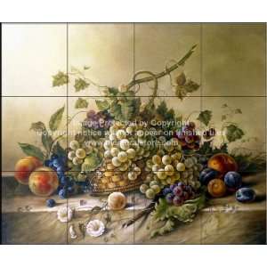    Kitchen Backsplash Tile Mural   Fruit Bouquet II
