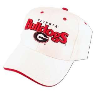  Georgia Bulldogs White Fleet Hat: Sports & Outdoors