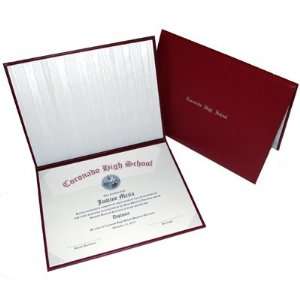  Blue High School Diploma Cover