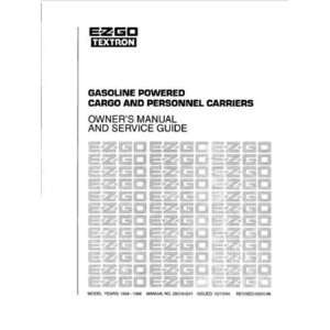   Manual for Gas Cargo and Personnel Vehicle Patio, Lawn & Garden