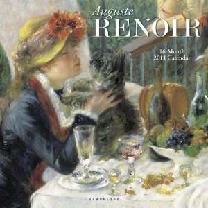 2011 Art Calendars: Auguste Renoir   16 Month Art   30x30cm:  