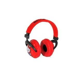  Hello Kitty Red Foldable Stereo Headphones: Electronics