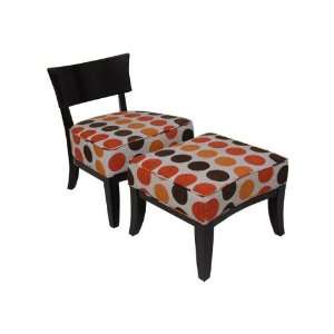   Carolina Accents CA10003 Metro Chair and Ottoman Furniture & Decor