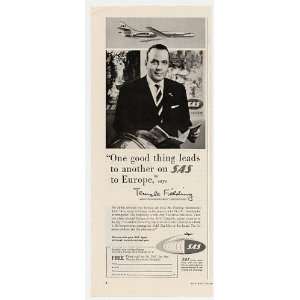   Temple Fielding Scandinavian Airlines Print Ad (5812)