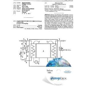  NEW Patent CD for STARTUP DEVICE FOR FLOW THROUGH STEAM 