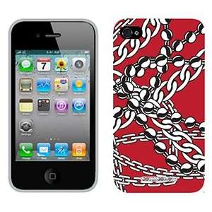  Chains Red on Verizon iPhone 4 Case by Coveroo 