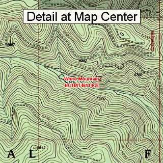   Map   White Mountain, Montana (Folded/Waterproof)