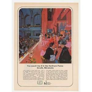  1965 Duluth MN Music Opera Symphony Northern Gas Print Ad 