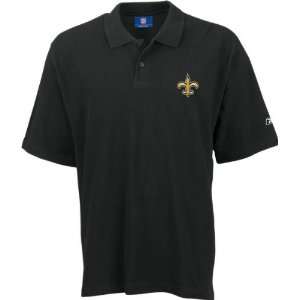  New Orleans Saints Black RA Polo: Sports & Outdoors