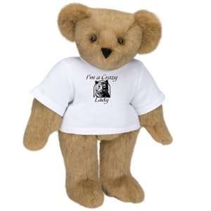    15 T Shirt Bear   Crazy Cat Lady   Honey Fur: Toys & Games