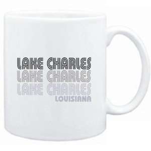  Mug White  Lake Charles State  Usa Cities Sports 