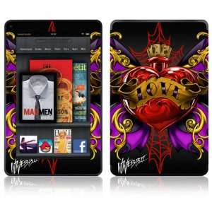   Kindle Fire Decal Skin Sticker   Traditional Tattoo 