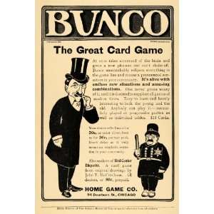  1904 Ad Bunco Card Home Game Company John T McCutcheon 