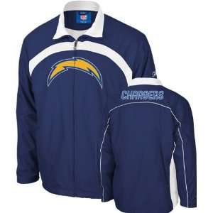    San Diego Chargers  Navy  Play Maker Jacket: Sports & Outdoors