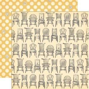   Farmhouse Double Sided Paper 12X12 Sunday Dinner; 25 Items/Order
