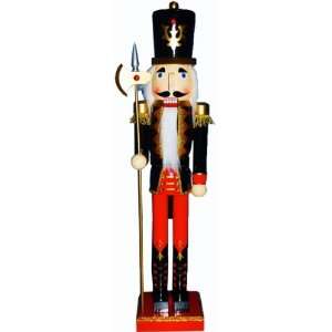  42 Inch Nutcracker Black Red with Sword