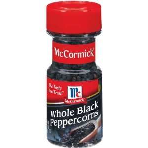McCormick Whole Black Peppercorns (526881) 2.37 oz (Pack of 6)