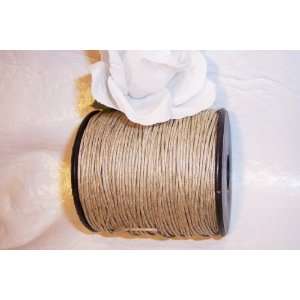    Waxed 1mm Cotton Cord 100 Meters TAN: Arts, Crafts & Sewing