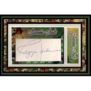  Reggie Jackson Signed Iconic Ink Autograph GAI 1/1 Card 
