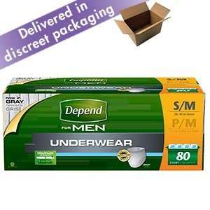  Depend® Protective Underwear Men Small / Medium 80 Count 